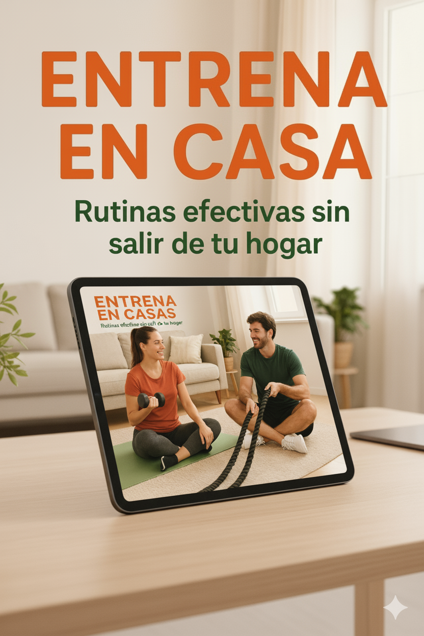 "Entrená en casa" Rutinas efectivas sin salir de tu hogar